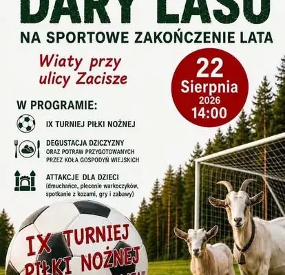 Jutro turniej piłkarski w Polanowie – Dary Lasu na Sportowe Zakończenie Lata