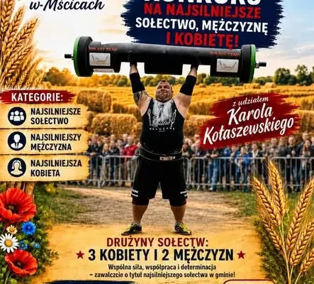 Najsilniejsze Sołectwo Gminy Będzino – rusza konkurs podczas Dożynek w Mścicach