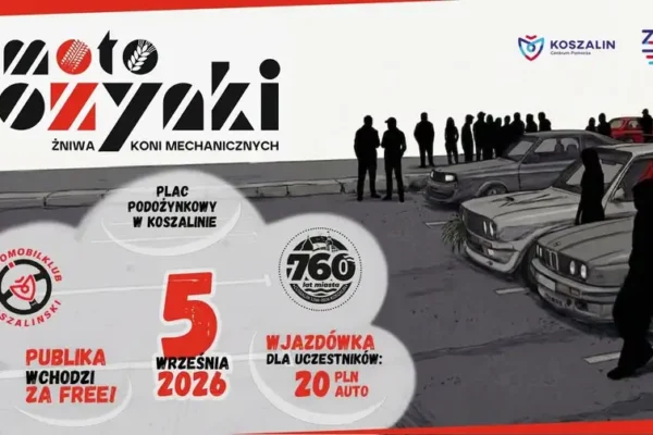 MOTO Dożynki 2026 w Koszalinie: motoryzacyjne święto na terenach poddożynkowych