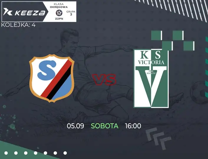 Victoria Sianów zagra na wyjeździe ze Sławą Sławno w sobotę