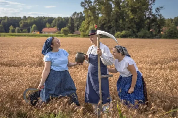 Dożynki gminne w Biesiekierzu mimo kaprysów pogody – radosne święto plonów