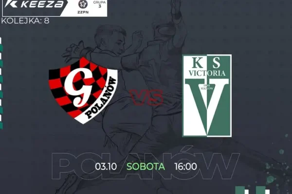 Victoria Sianów zagra na wyjeździe z Gryfem Polanów w 8. kolejce