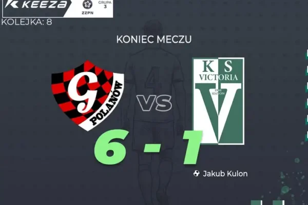Klęska na wyjeździe: MKS Gryf Polanów rozgromił rywala 6:1