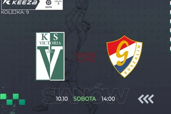 Victoria Sianów podejmuje rezerwy Gwardii Koszalin w 9. kolejce