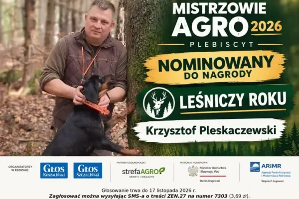 Krzysztof Pleskaczewski z Nadleśnictwa Bobolice nominowany do nagrody Leśniczy Roku 2026