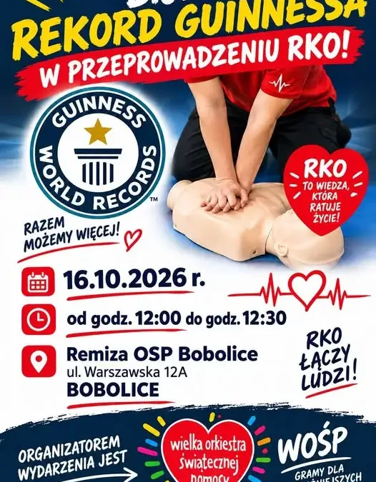 Bobolice: rekord w pierwszej pomocy już 16 października