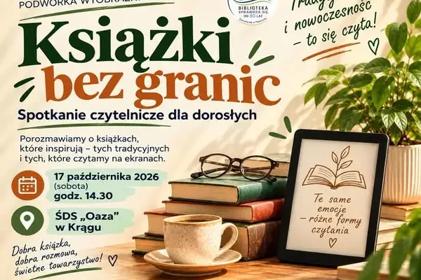 Krąg, Buszyno: „Książki bez granic” – sobotnie spotkanie w ŚDS „Oaza”