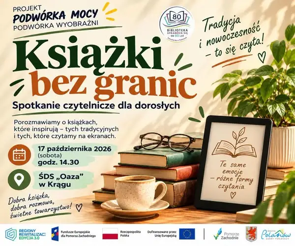 Krąg, Buszyno: „Książki bez granic” – sobotnie spotkanie w ŚDS „Oaza”