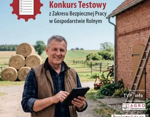 VII Ogólnopolski Konkurs Testowy KRUS – sprawdź wiedzę o bezpieczeństwie w rolnictwie