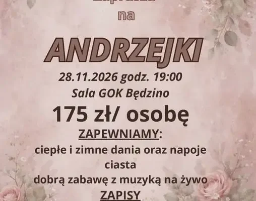 Andrzejki w Będzinie – zapisy do 7 listopada