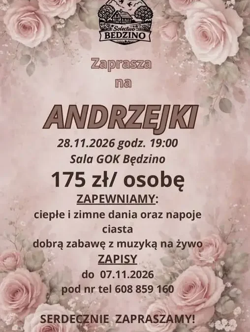 Andrzejki w Będzinie – zapisy do 7 listopada