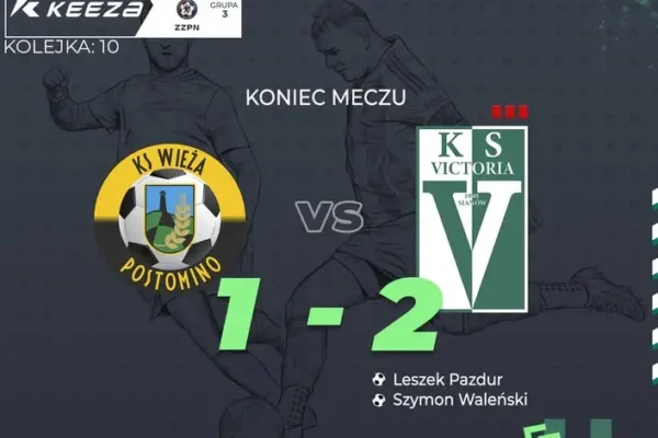 Victoria Sianów wygrywa w ósemkę! Trzy czerwone kartki i trzy punkty