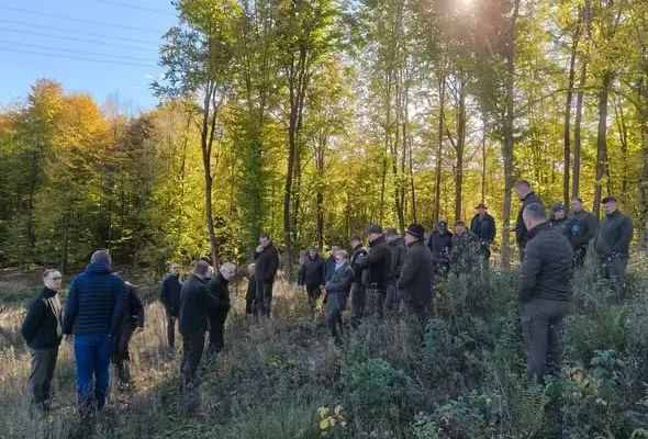 Polsko-szwedzkie szkolenie leśników w Nadleśnictwie Polanów