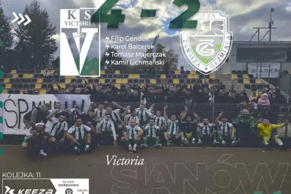 Victoria Sianów wygrywa 4:2 z Zawiszą – hat-trick i show w ofensywie