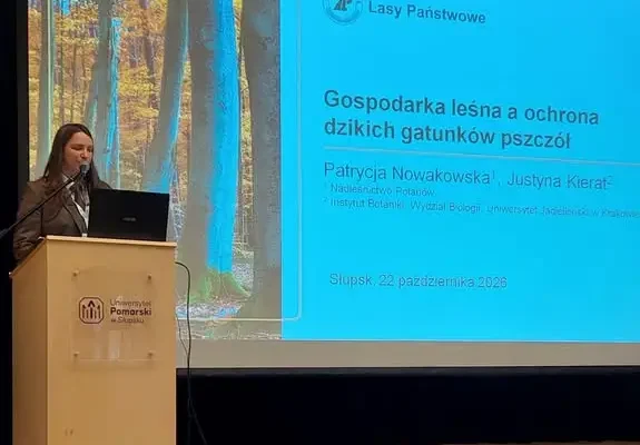 Nadleśnictwo Polanów na konferencji o bioróżnorodności w Słupsku